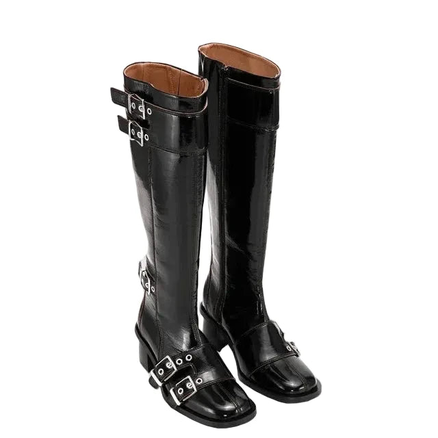 GANNI knee-high boots