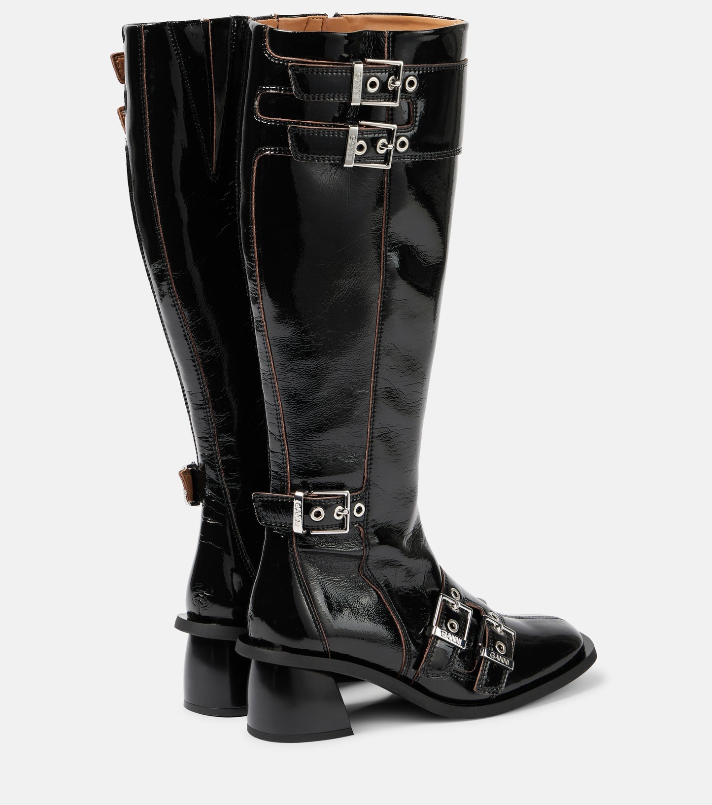 GANNI knee-high boots