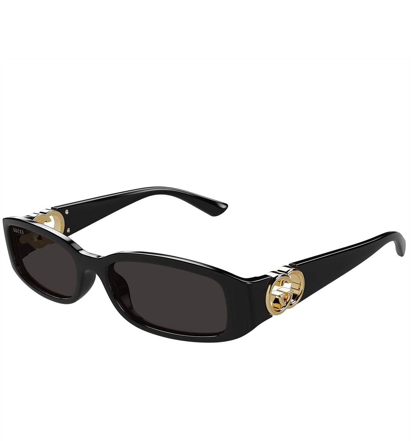 Gucci black rectangle sunglasses