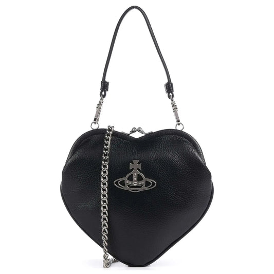 Vivienne Westwood Belle Heart Frame Re-Vegan Grain Shoulder bag
