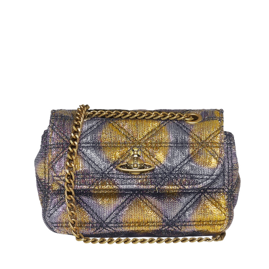 Vivienne Westwood Small Jacquard Purse With Chain