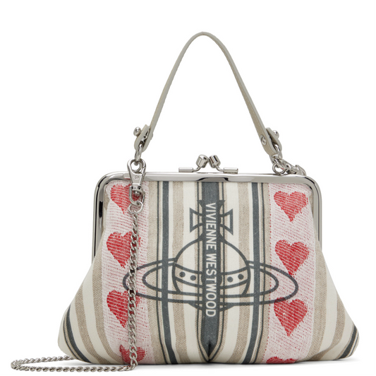Vivienne Westwood linen blend bag