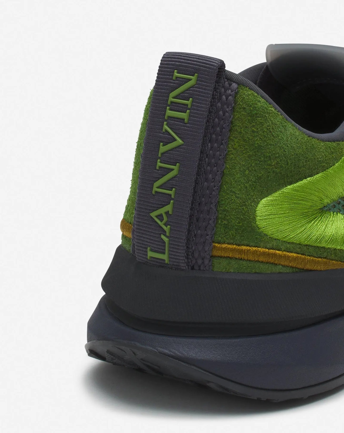 Lanvin Khaki L-l mesh sneakers