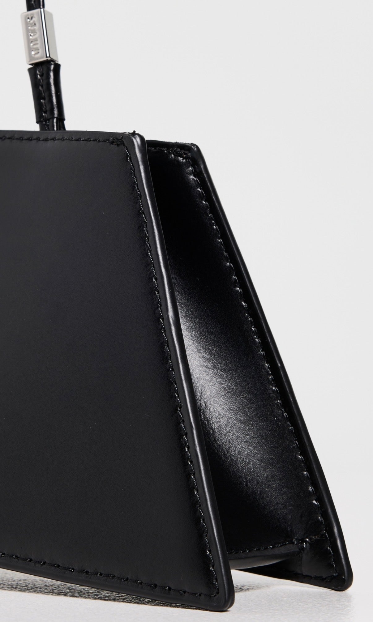 STAUD Coco Smooth Leather Shoulder Bag