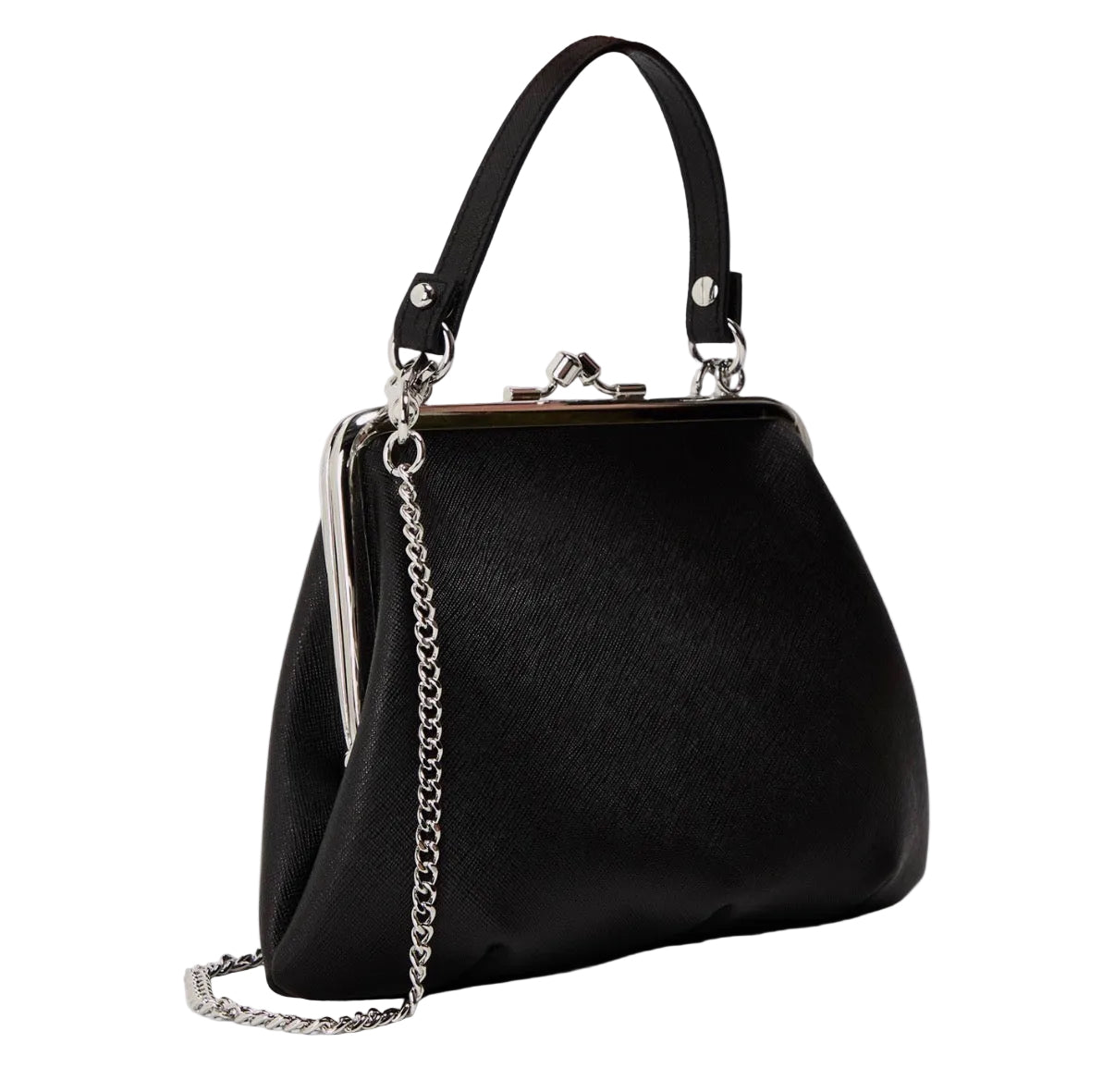 VIVIENNE WESTWOOD GRANNY LEATHER FRAME PURSE BAG