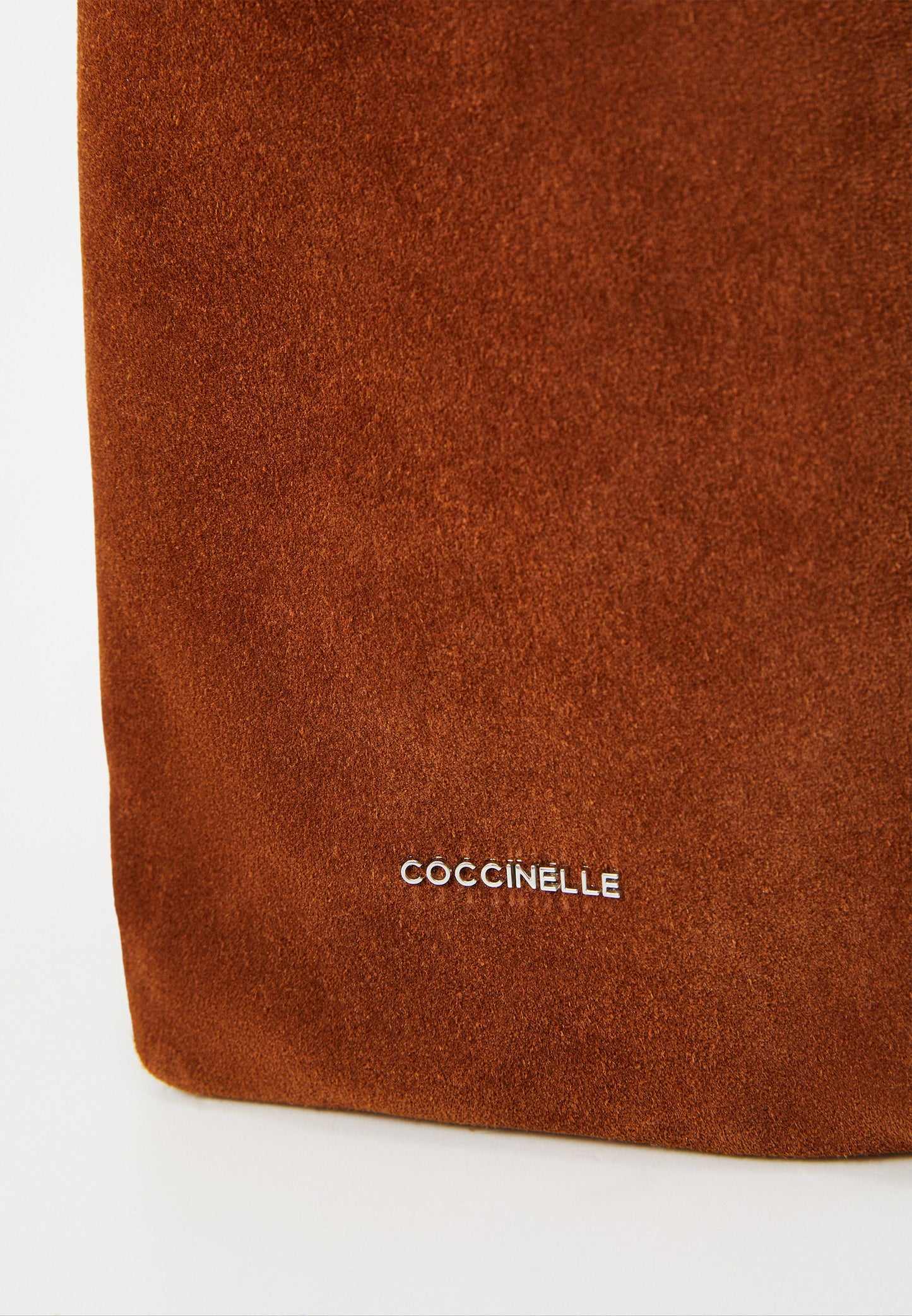 Coccinelle Cognac suede bag