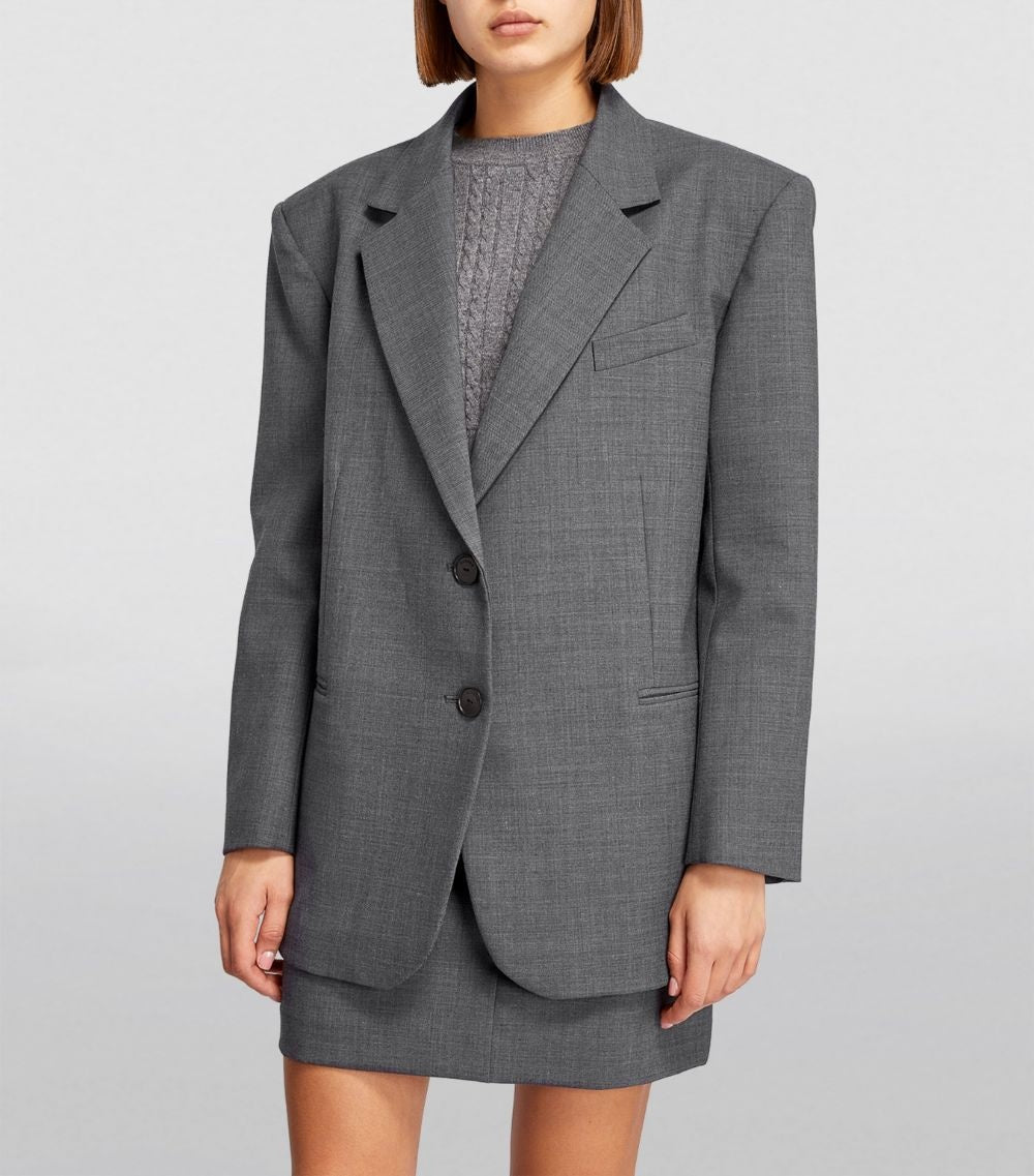 Sandro wool blend blazer