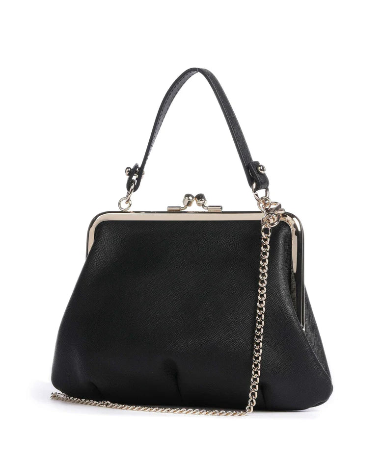 VIVIENNE WESTWOOD leather granny bag with rose gold details