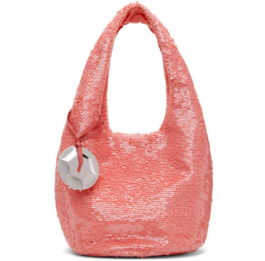 JW Anderson Pink Mini Sequin bag