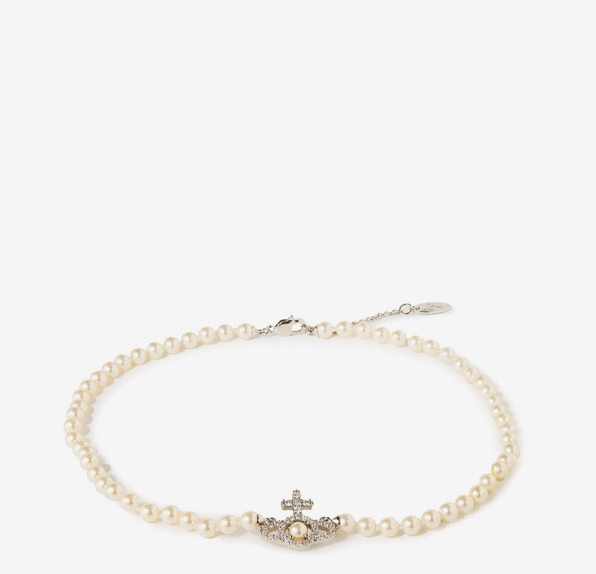 Vivienne Westwood Olympia Orb Faux Pearl Necklace