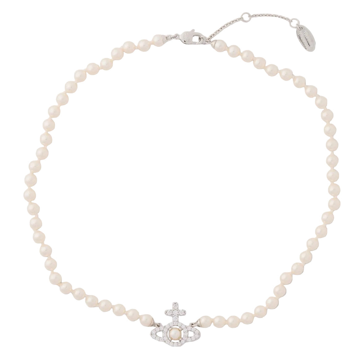 Vivienne Westwood Olympia Orb Faux Pearl Necklace