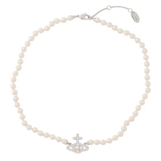 Vivienne Westwood Olympia Orb Faux Pearl Necklace