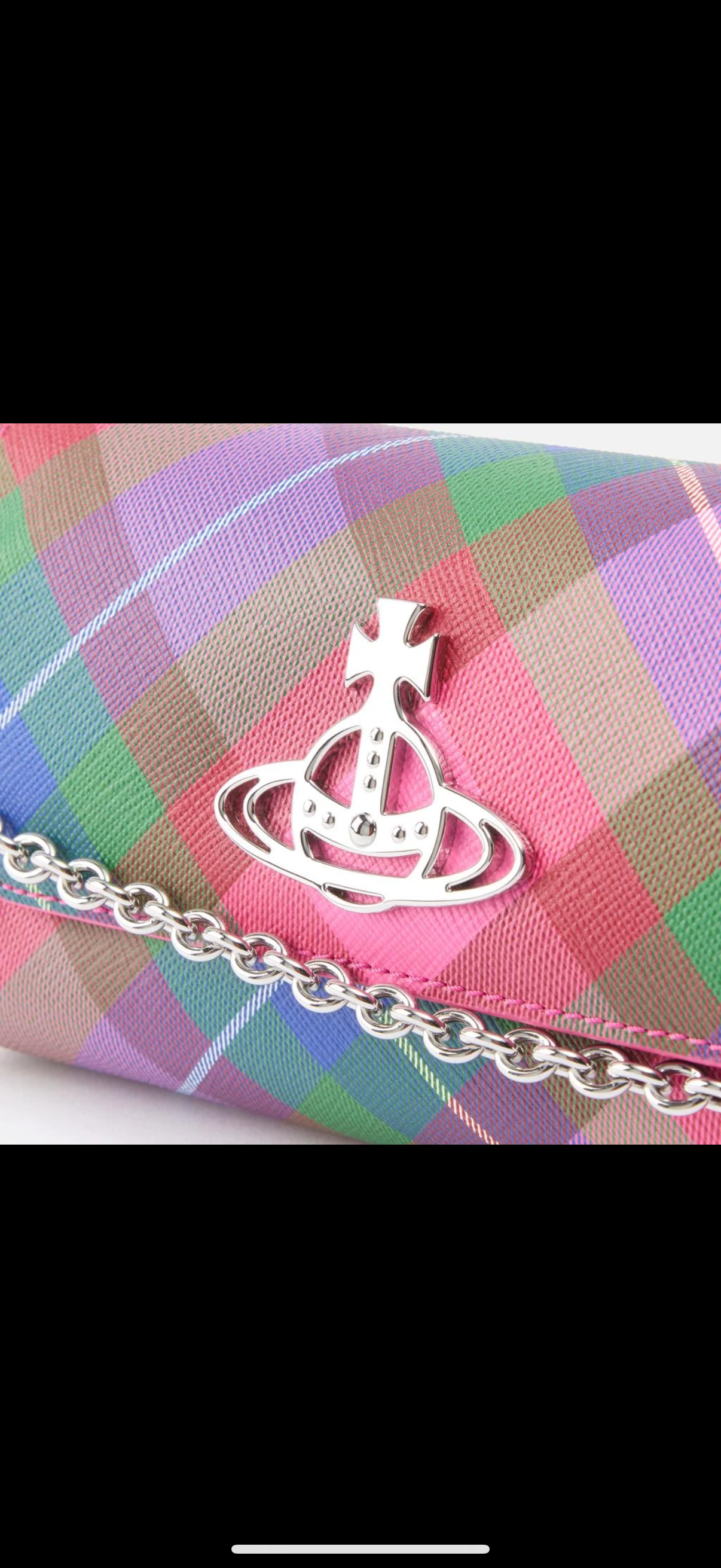 Vivienne Westwood Tartan bag on chain