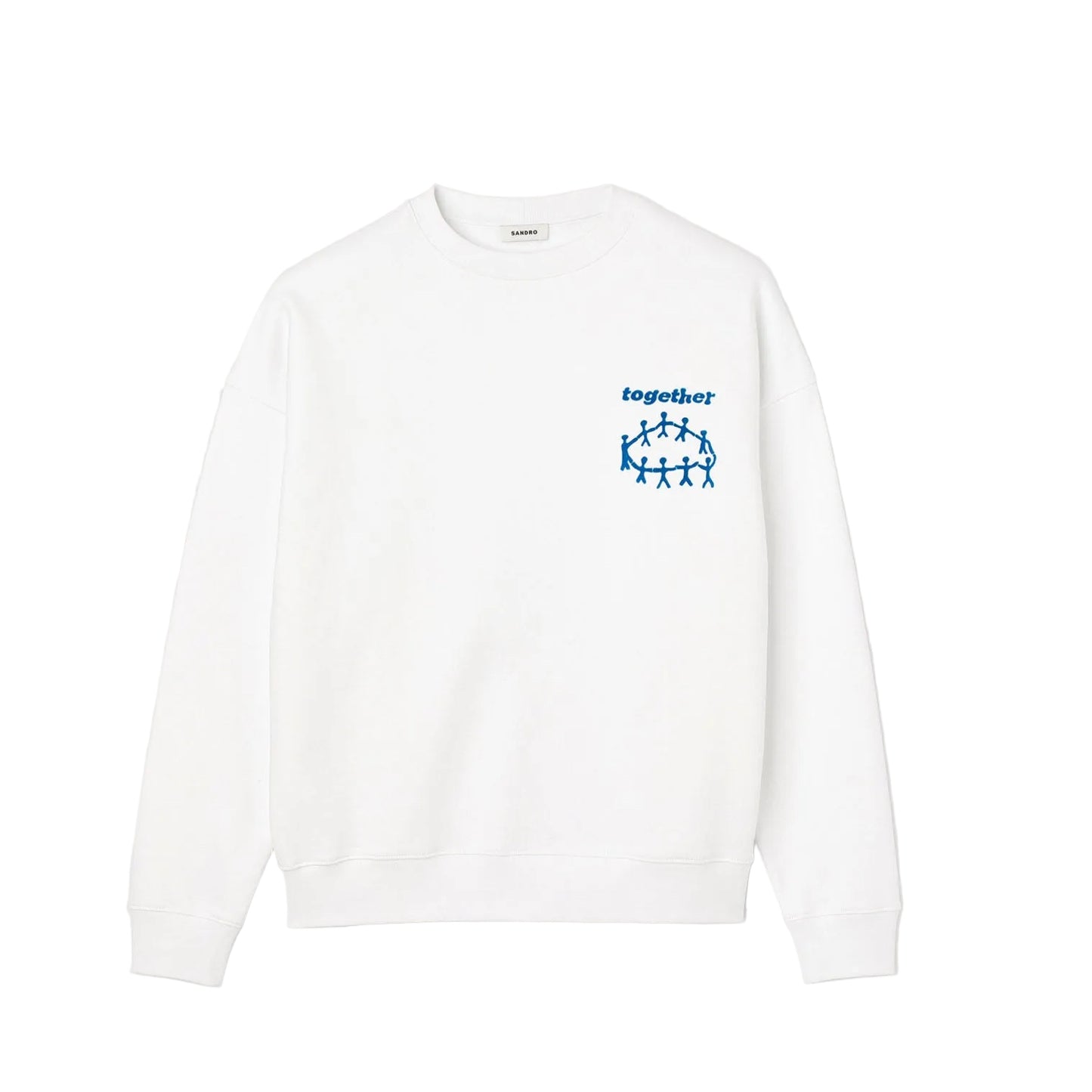Sandro Together sweatshirt in white