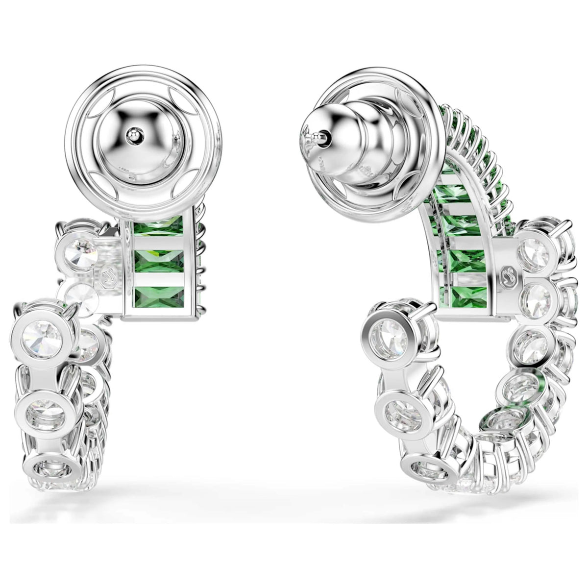 Swarovski green earrings