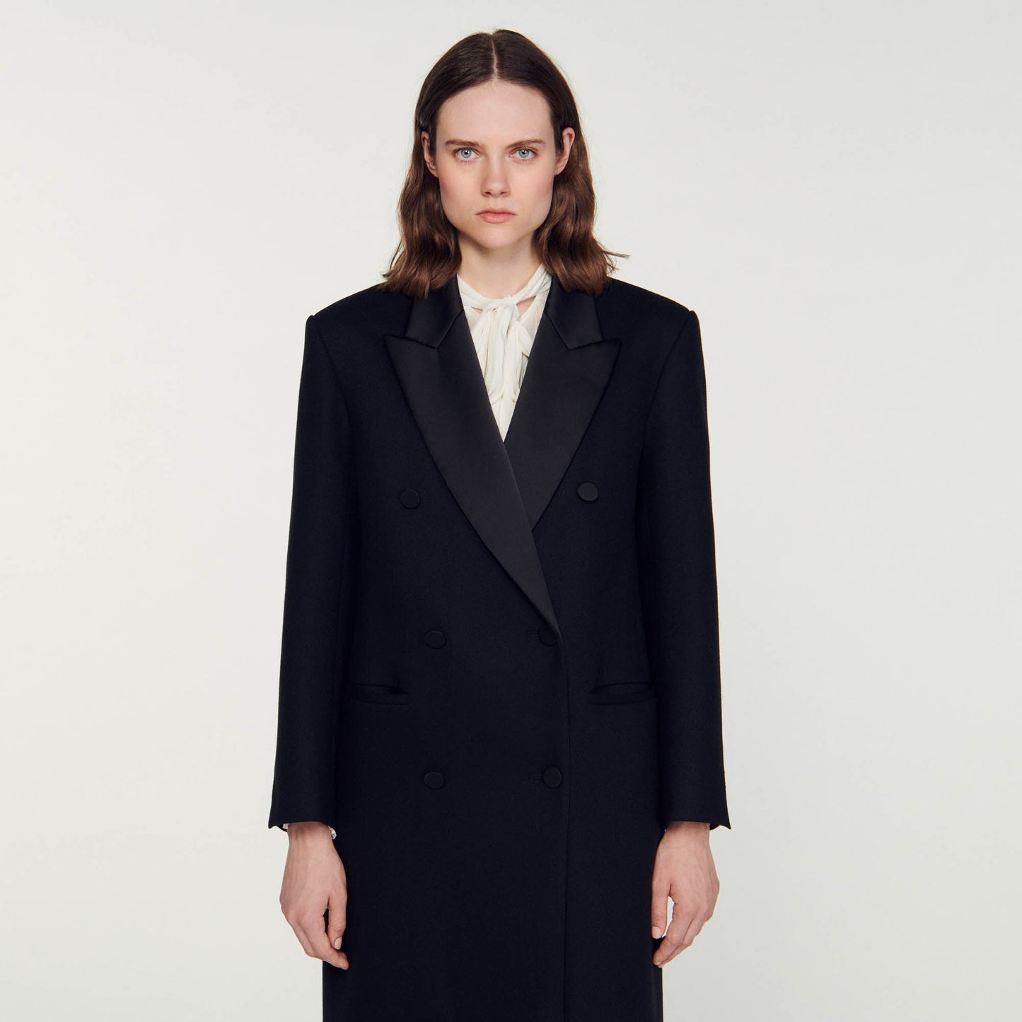 Sandro Wool-blend coat