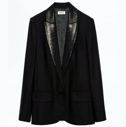 Zadig & Voltaire viking strass blazer