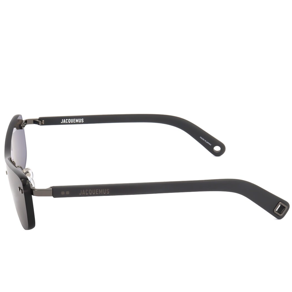 Jacquemus Miranda brown rimless sunglasses