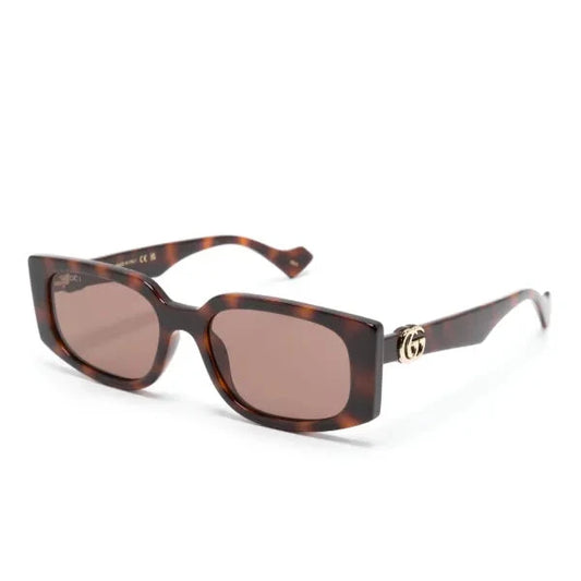 Gucci Double G rectangle-frame sunglasses