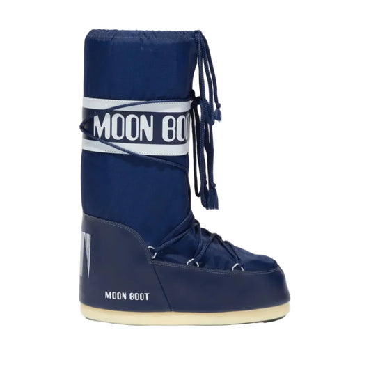 Nylon Moon Boots in blue