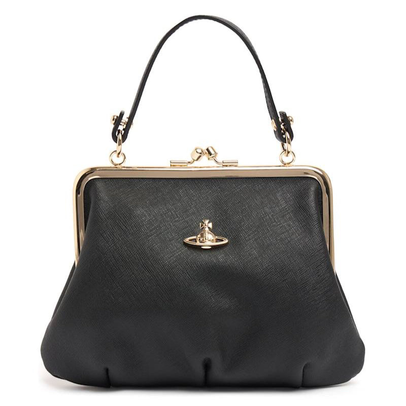 Vivienne Westwood Black Granny bag with gold hardware (Liza’s bag🔥)