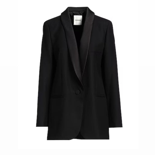 Sandro Black Blazer