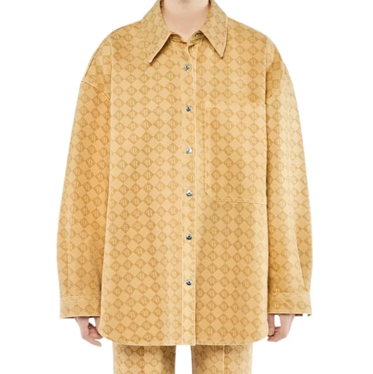 Nanushka Aarna Camel Shirt