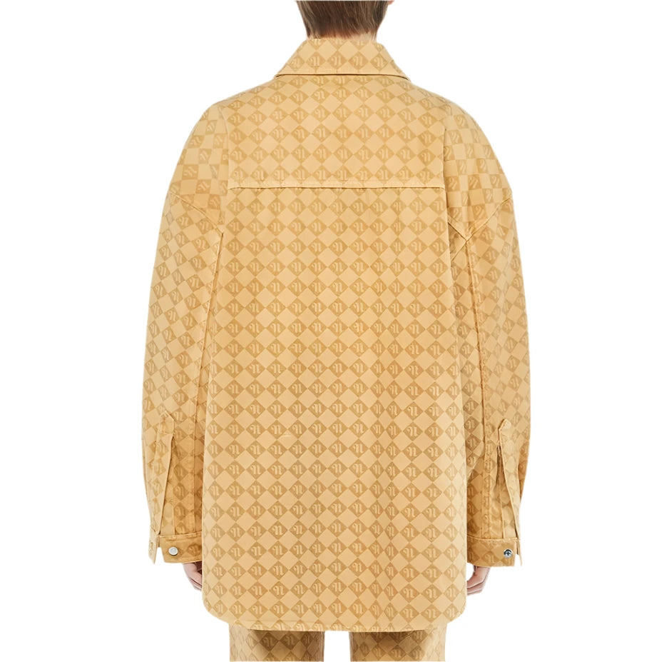 Nanushka Aarna Camel Shirt