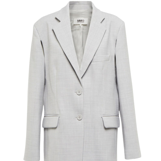 MM6 Grey Cut Out blazer