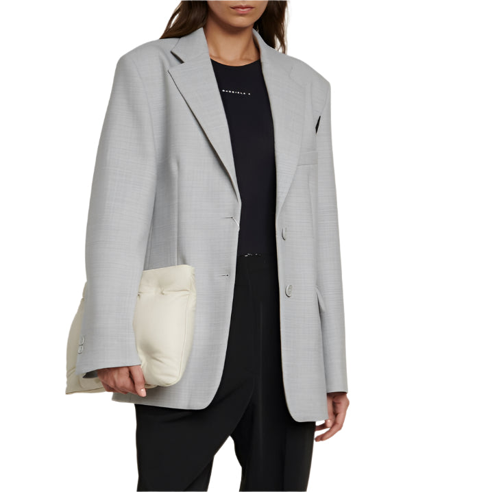 MM6 Grey Cut Out blazer
