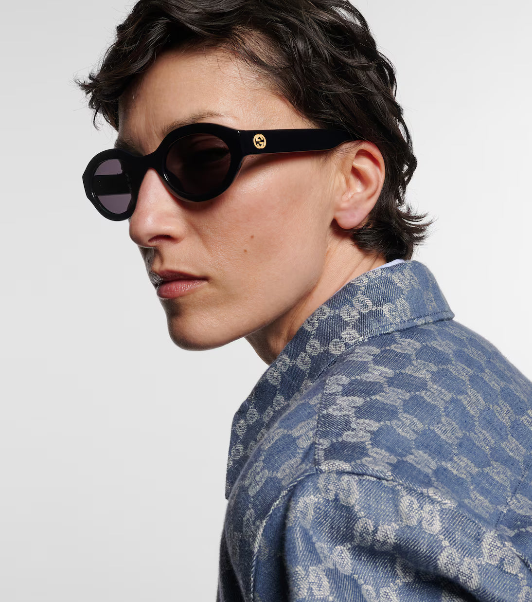Gucci Oval Sunglasses