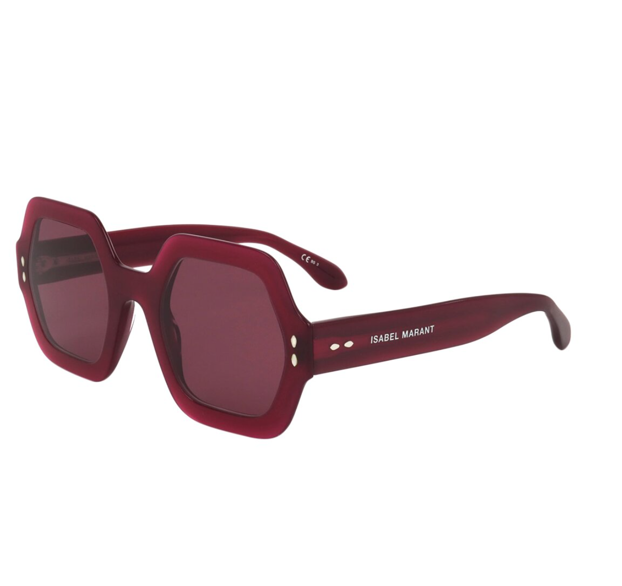 Isabel Marant oversized red sunglasses