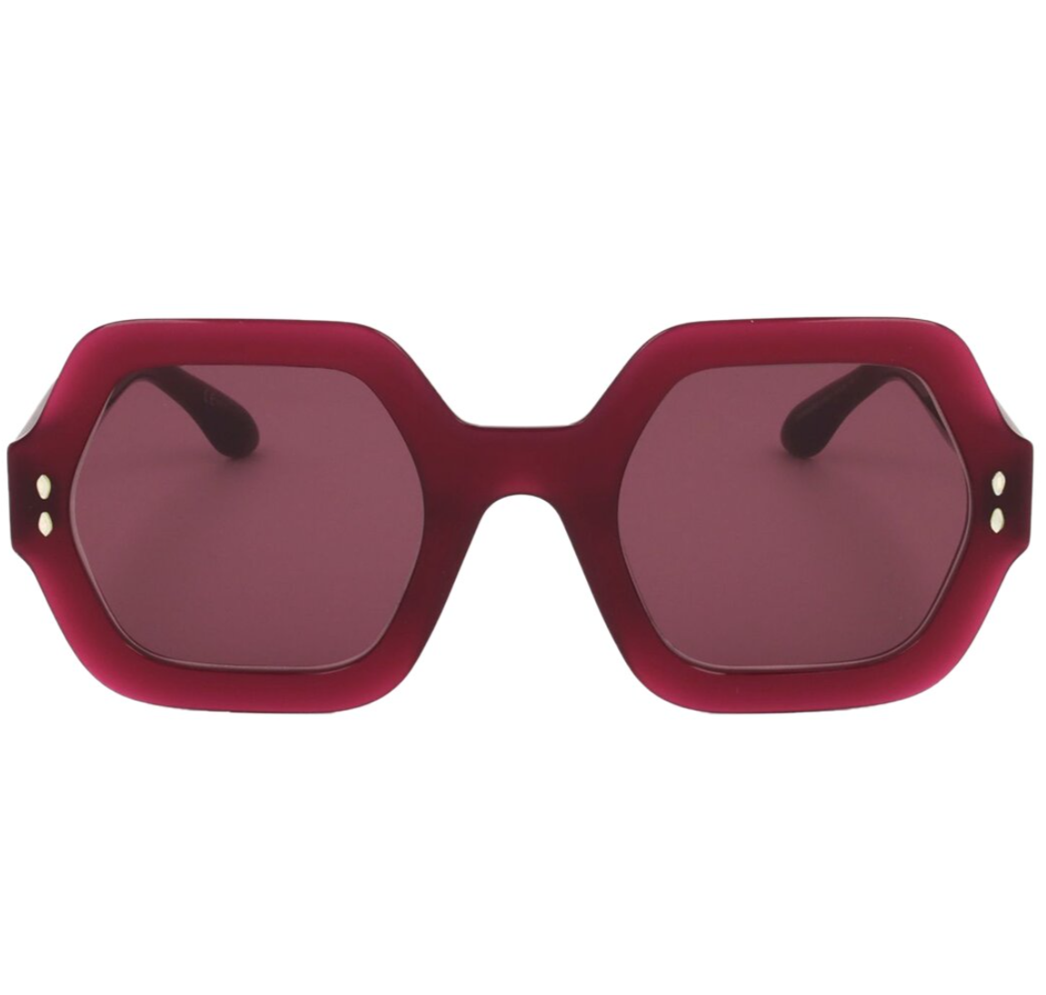 Isabel Marant oversized red sunglasses