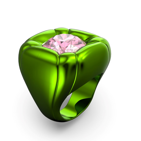 Swarovski Dulcis cocktail ring, Green