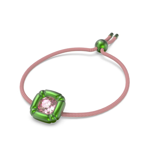 Swarovski Dulcis Pink Bracelet, Cushion cut