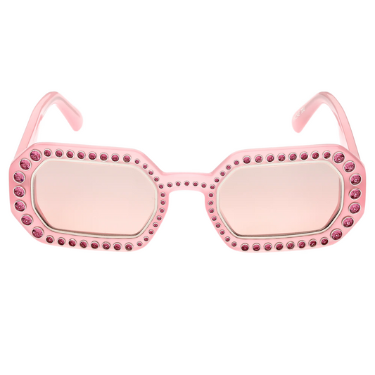 Swarovski Octagon Sunglasses in Pink
