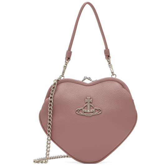 VIVIENNE WESTWOOD Pink Belle Heart Frame Bag