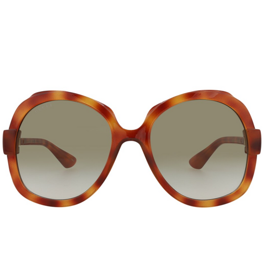 Gucci Oversized Butterfly brown sunglasses