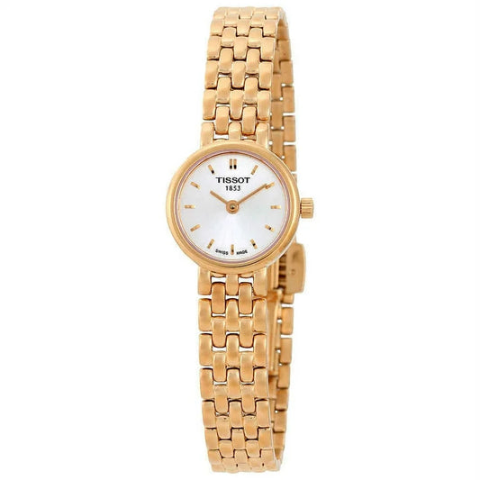 Tissot Tradition Thin White Dial Ladies Watch in Rose Gold