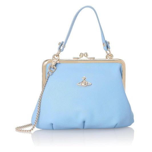 Vivienne Westwood light blue granny bag