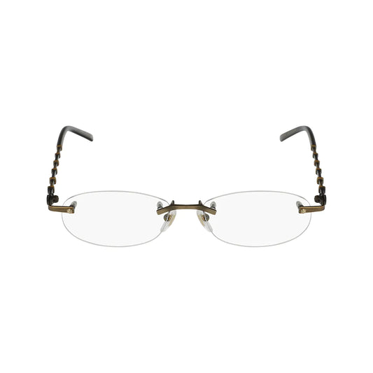 Gucci bamboo oval glasses