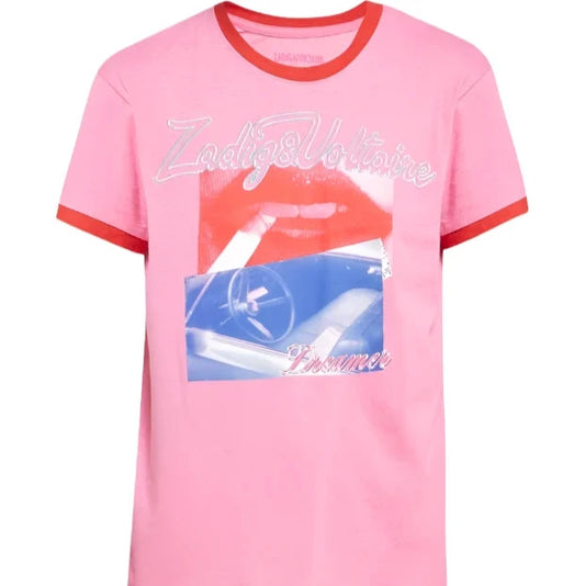 ZADIG & VOLTAIRE Zoe Photoprint Double Photo Linen-blend Shirt